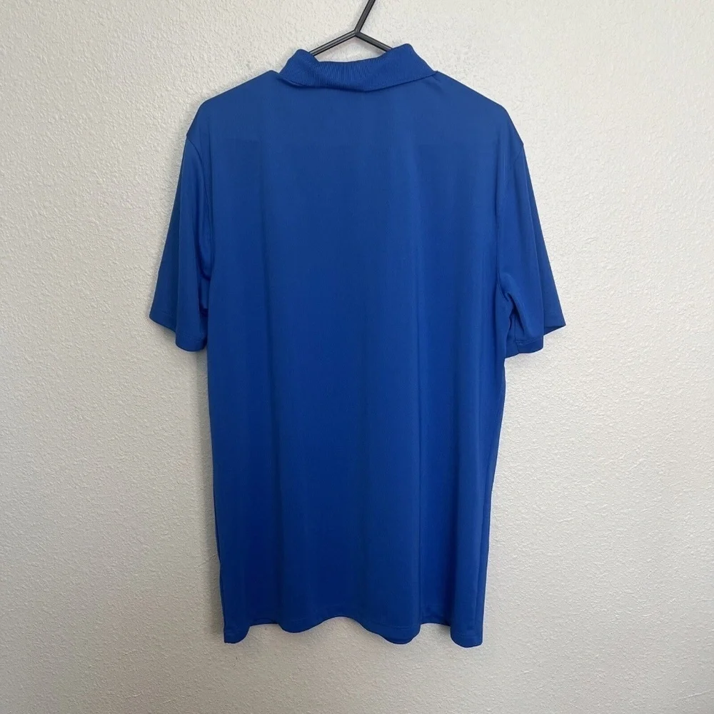 Nike Golf Dri Fit Standard Fit Royal Blue Polo Size Large